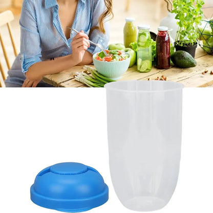 Portable salad mixing cup - home & kitchen