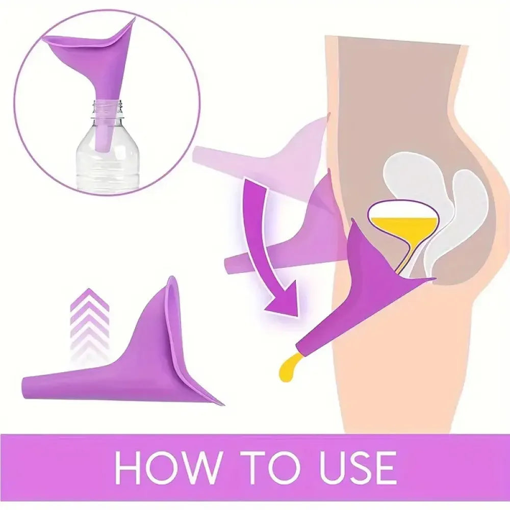 Portable stand & pee funnel