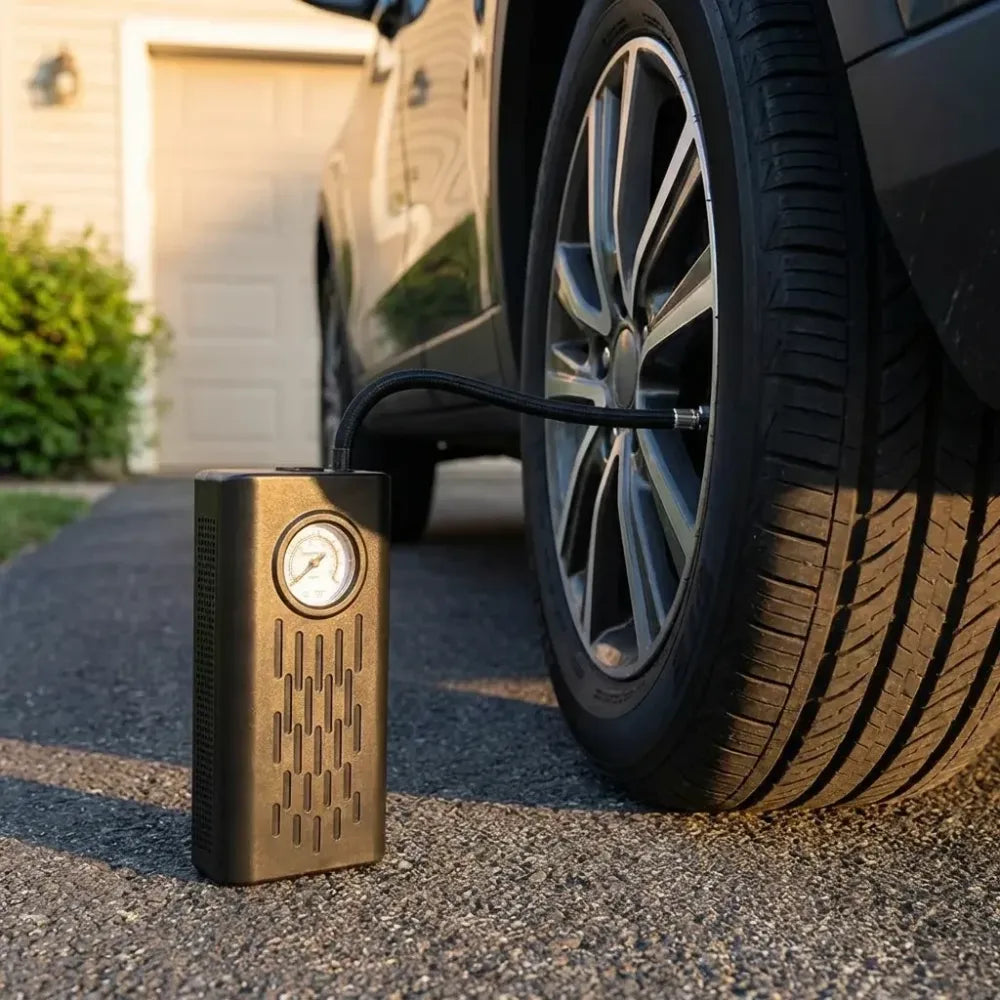 Portable tire inflator - potential heroes