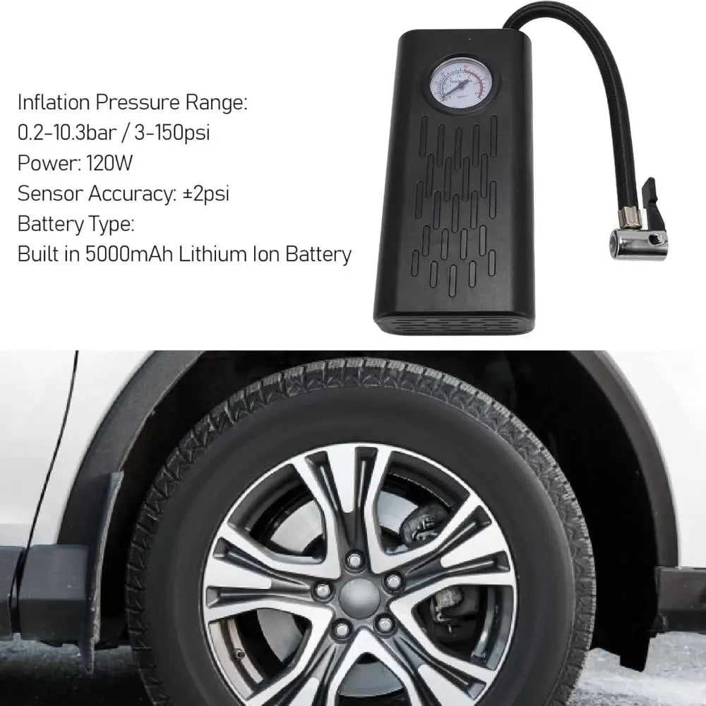 Portable tire inflator