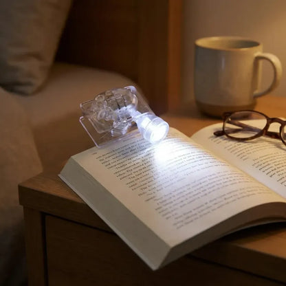 Portable transparent clip light - hardware