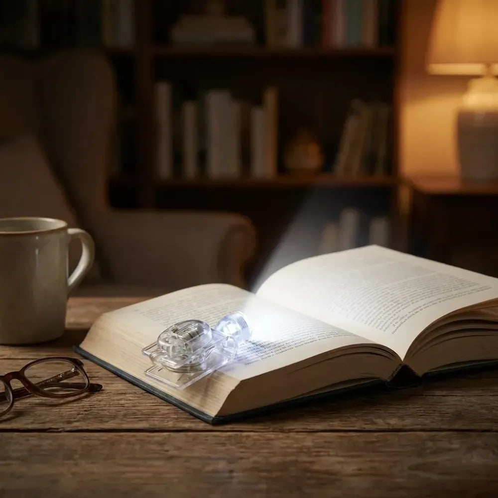 Portable transparent clip light - hardware