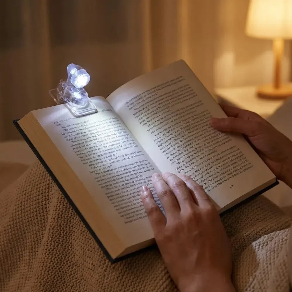 Portable transparent clip light - hardware