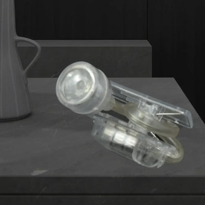Portable transparent clip light - hardware