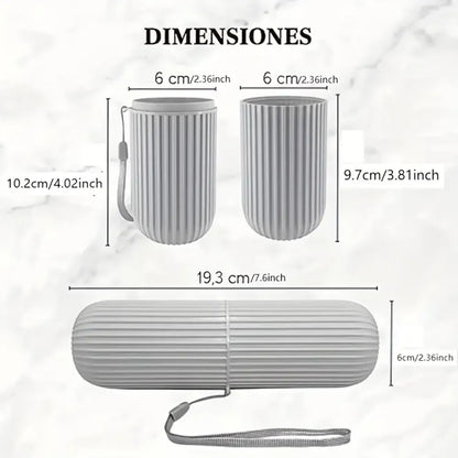 Portable travel toothbrush organizer - home improvement