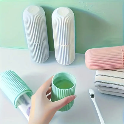 Portable travel toothbrush organizer - home improvement