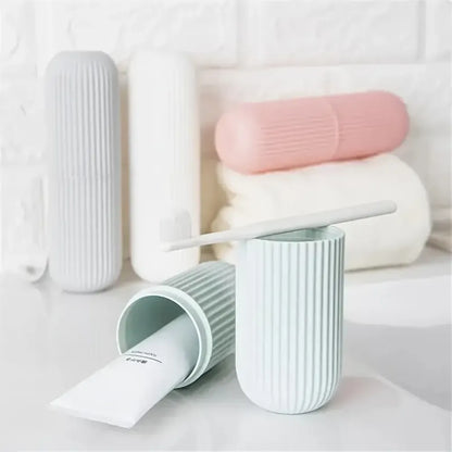 Portable travel toothbrush organizer - home improvement