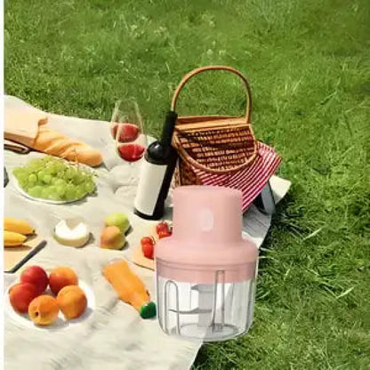 Wireless rechargeable mini food chopper