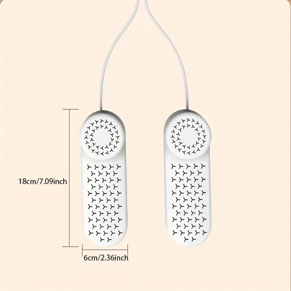 Portable usb shoe dryer