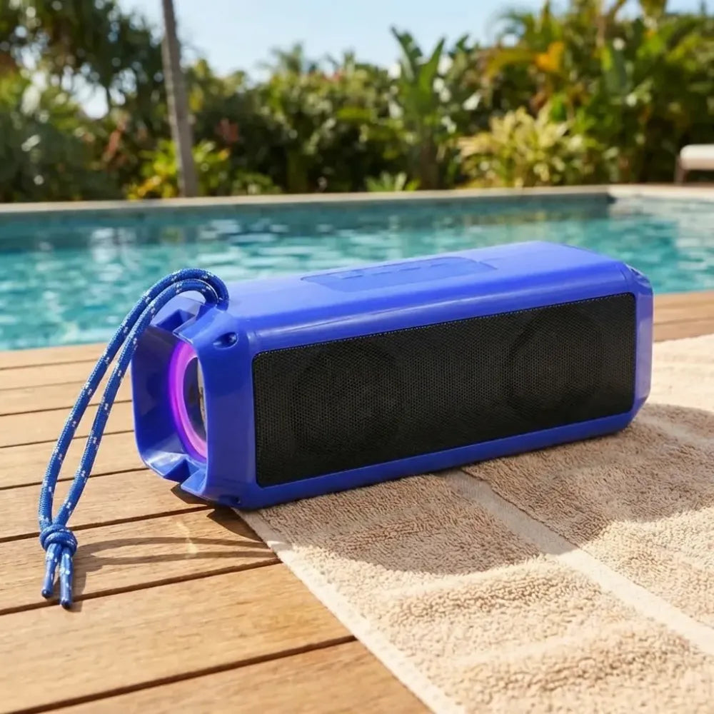 Portable wireless rechargeable speaker bluetooth (1 pc) - electronics