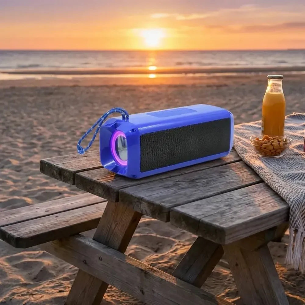 Portable wireless rechargeable speaker bluetooth (1 pc) - electronics
