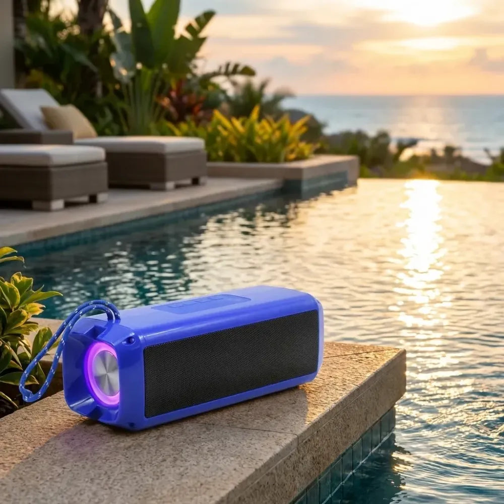 Portable wireless rechargeable speaker bluetooth (1 pc) - electronics