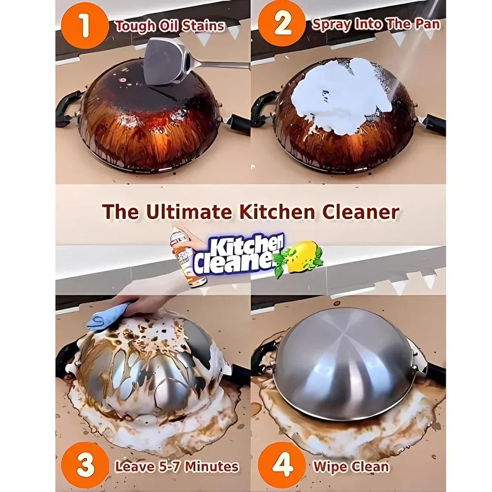 Power foam degreaser spray - kitchen tool