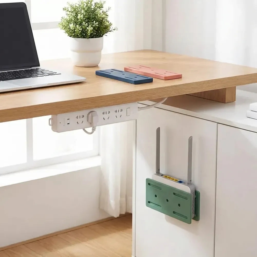 Power strip fixer wall mount holder