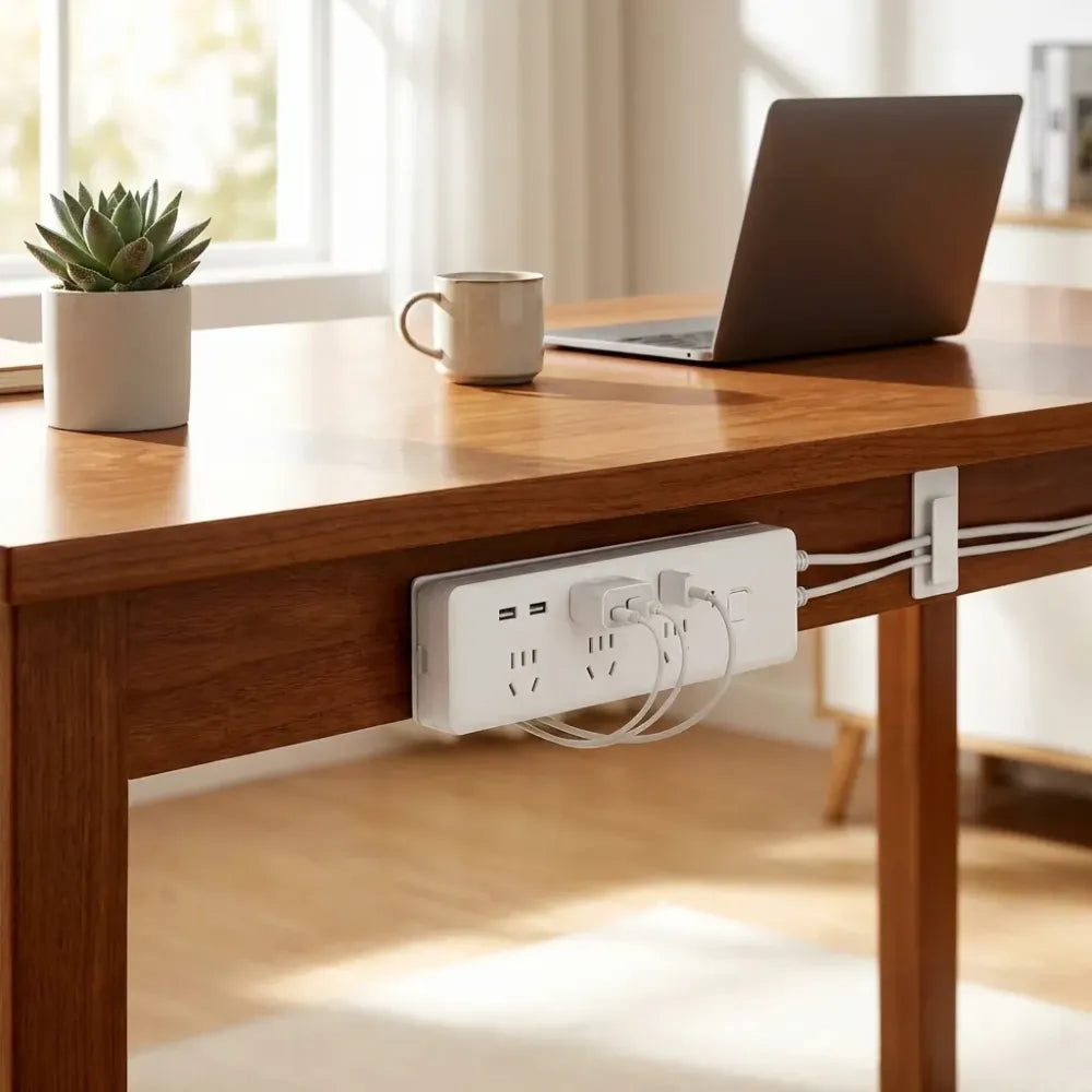 Power strip fixer wall mount holder