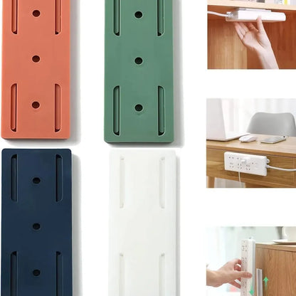 Power strip fixer wall mount holder
