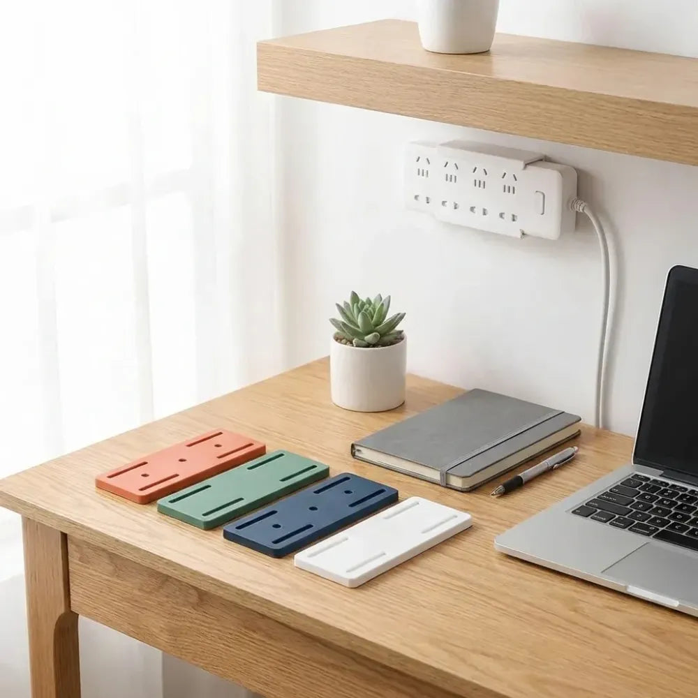 Power strip fixer wall mount holder