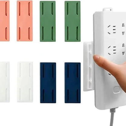 Power strip fixer wall mount holder