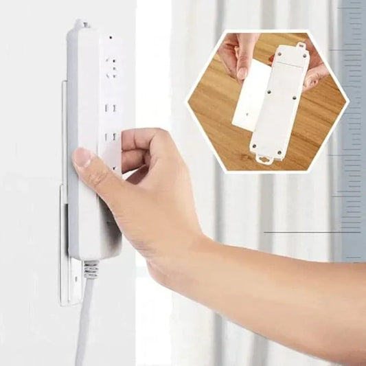 Power strip fixer wall mount holder