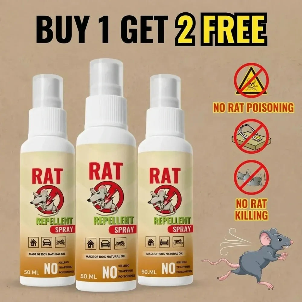 Powerful rat repellent spray - potential heroes