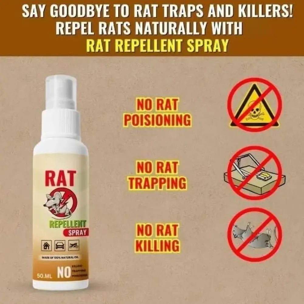 Powerful rat repellent spray