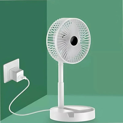Powerful rechargeable high speed table desk fan