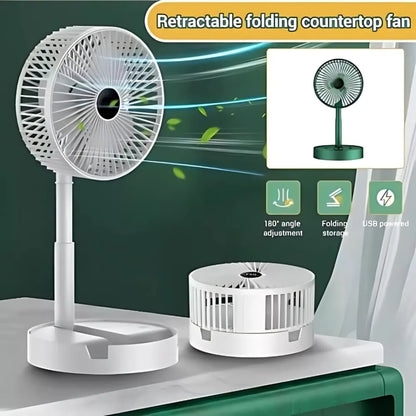 Powerful rechargeable high speed table desk fan