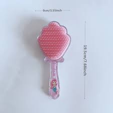 Glitter mermaid detangling hairbrush