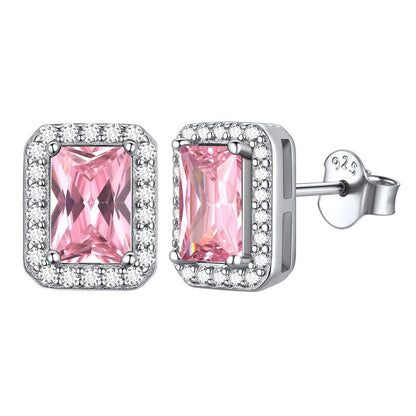 Diamond Gemstone stud Earrings Set - Bracelets