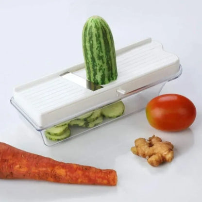 Precision adjustable food slicer - kitchen tool