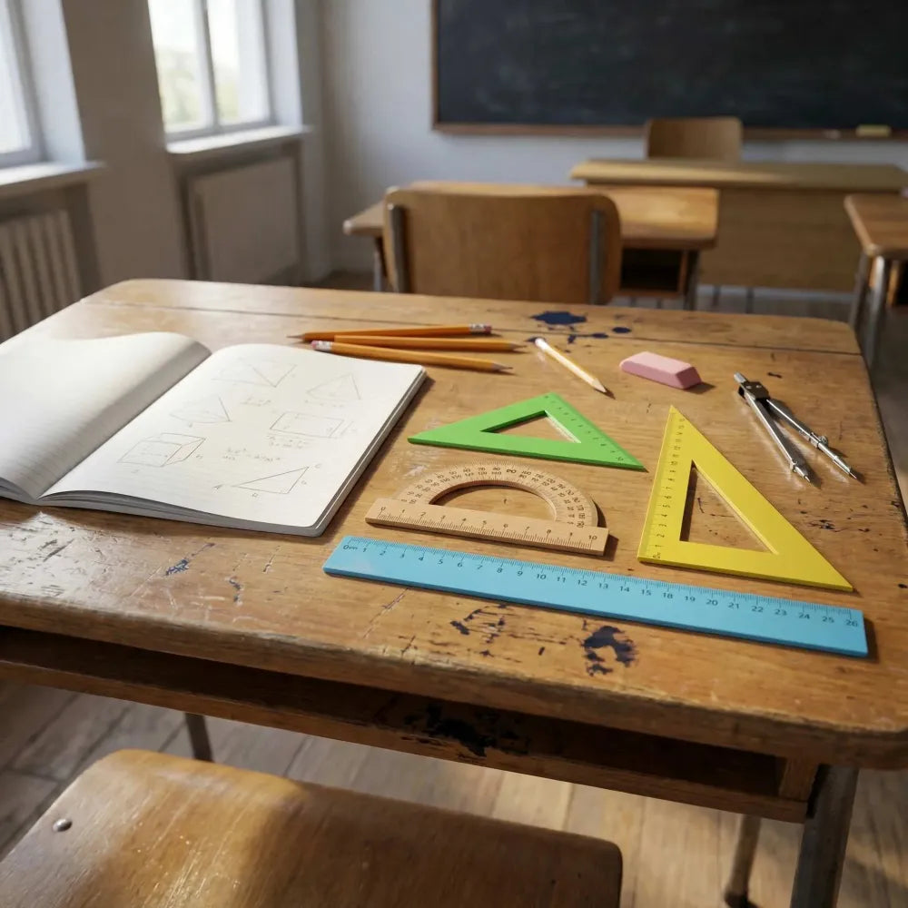 Precision geometry drafting set - office