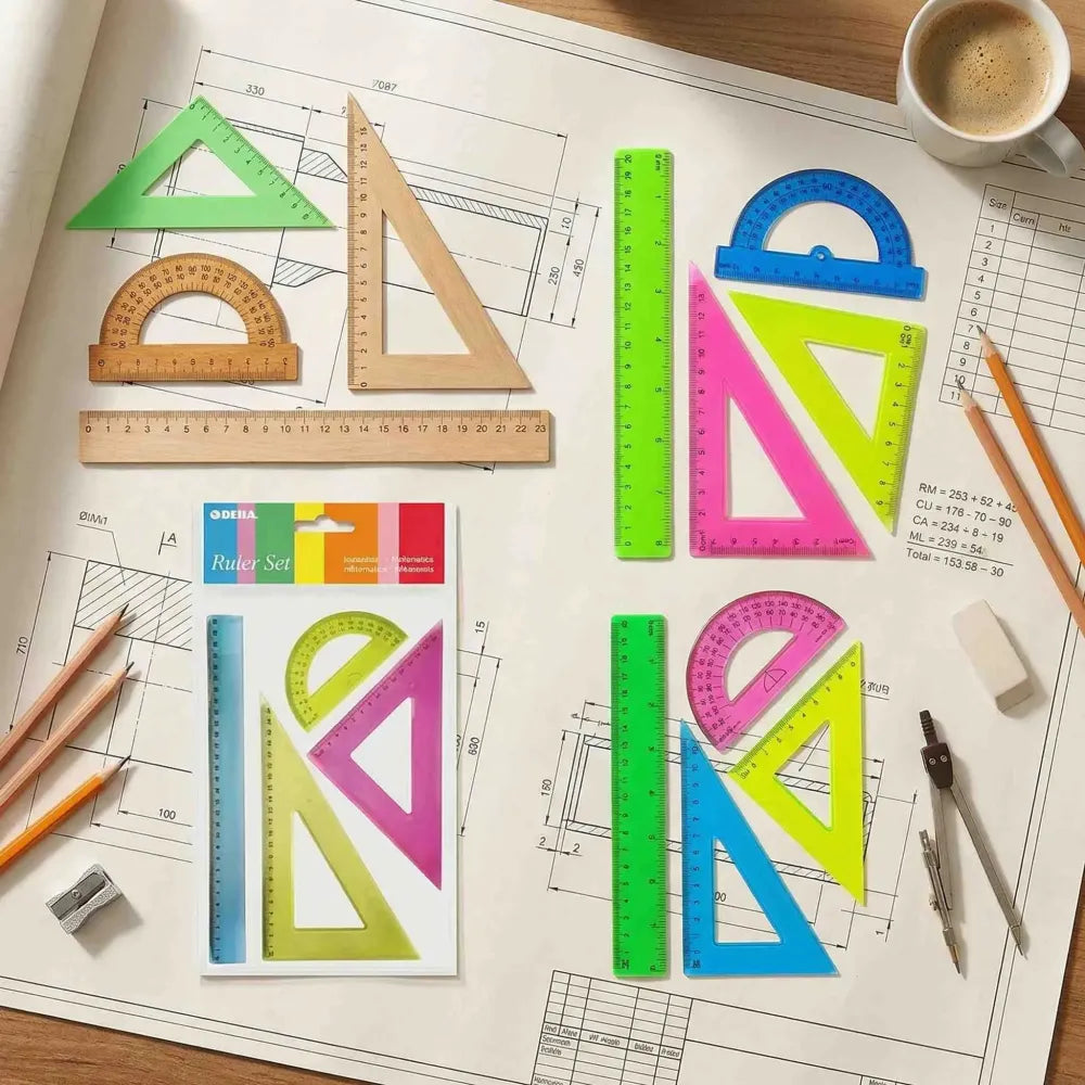Precision geometry drafting set - office