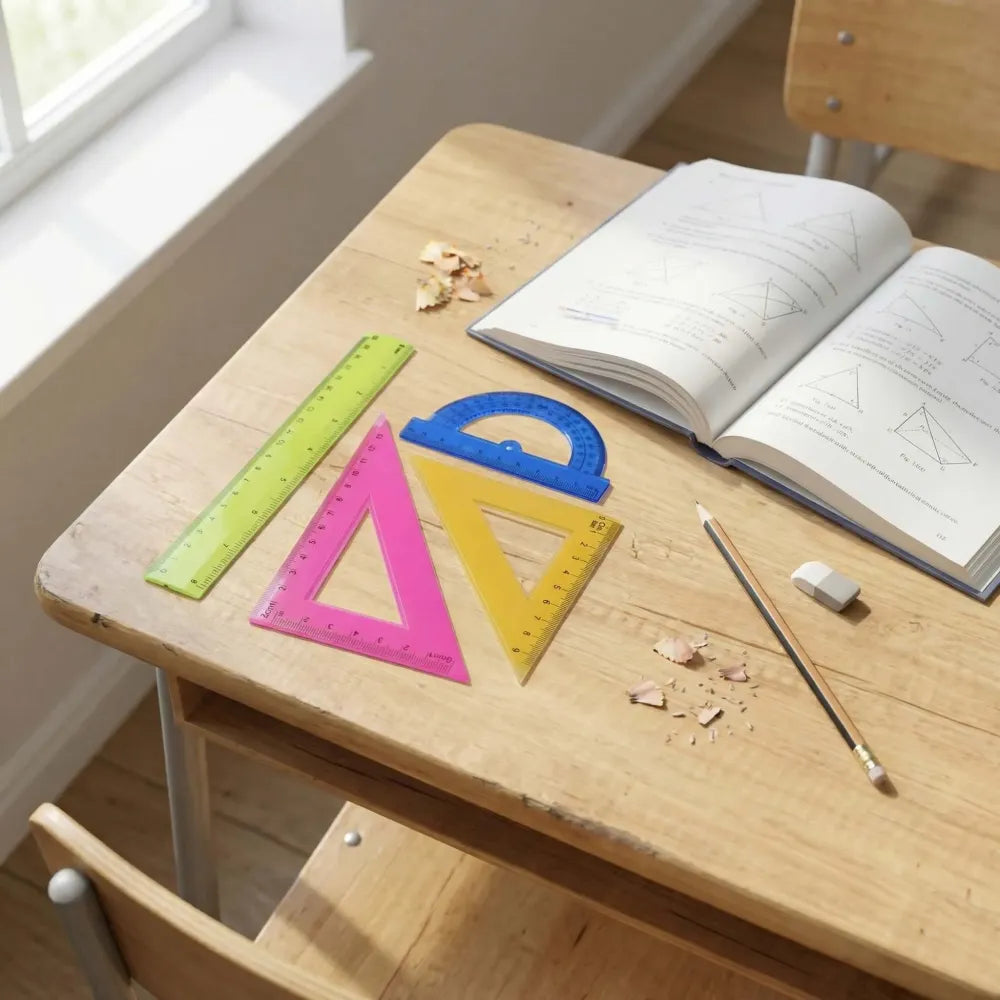 Precision geometry drafting set - office