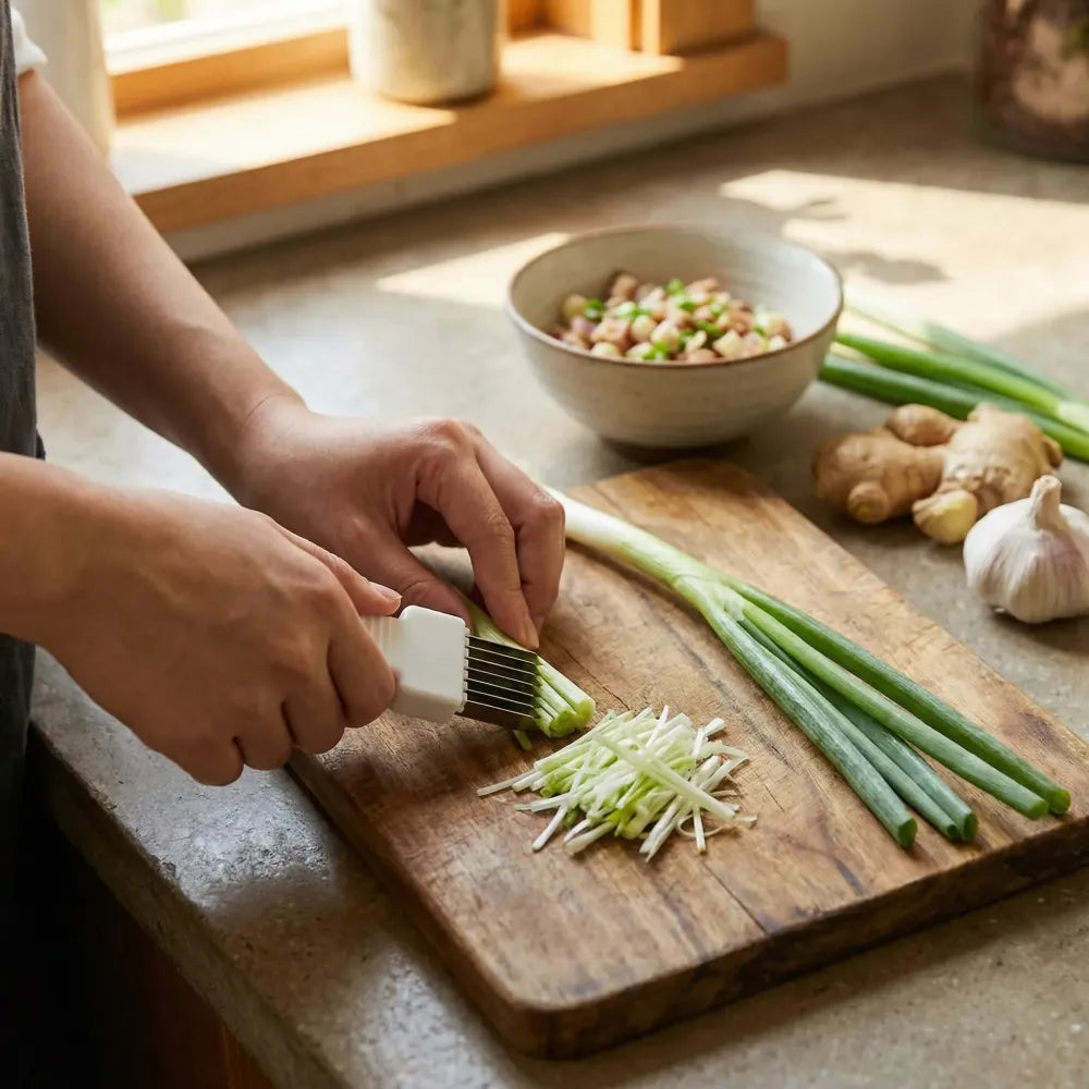 Precision negi vegetable cutter - home & kitchen
