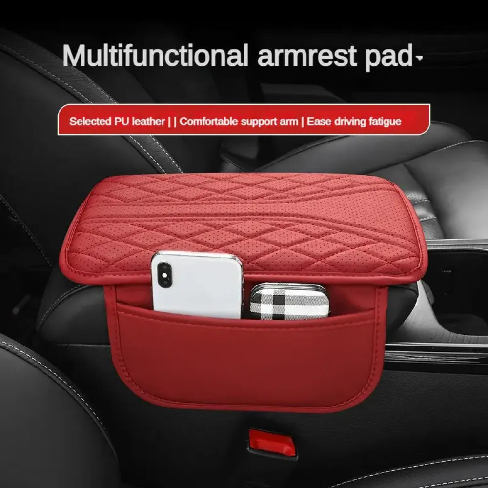 Premium armrest cushion cover - car and bike accessories