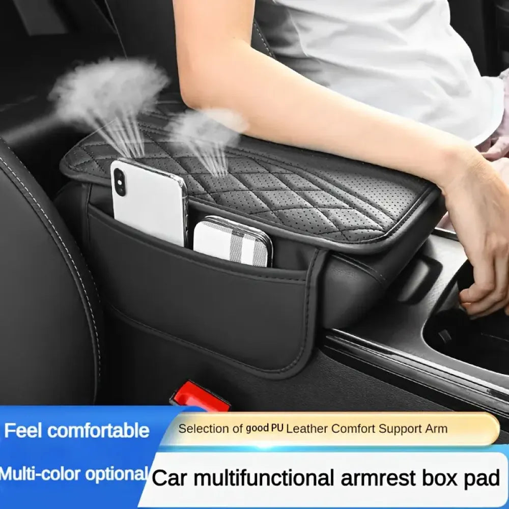 Premium armrest cushion cover - car and bike accessories