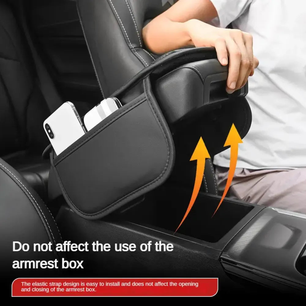 Premium armrest cushion cover - car and bike accessories