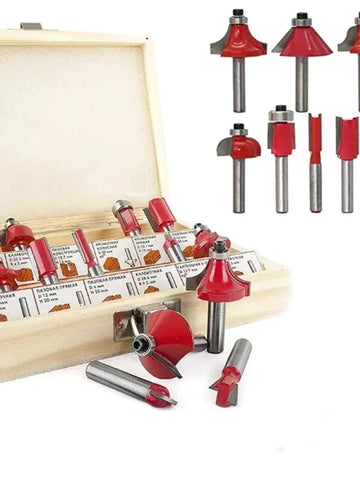 Premium Carbide Router Bit Set