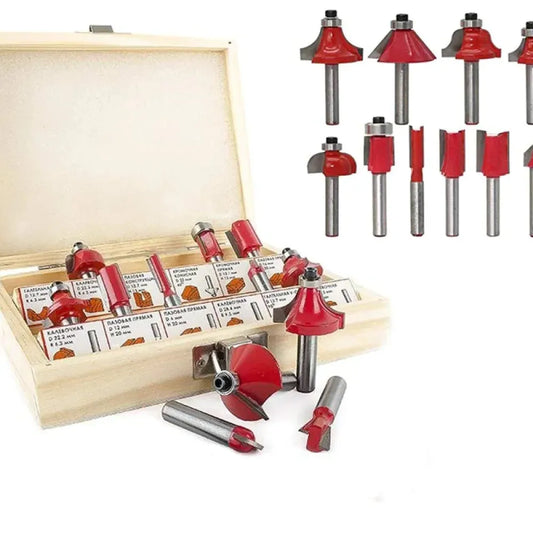 Premium carbide router bit set - power & hand tools