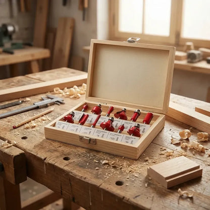 Premium carbide router bit set - power & hand tools