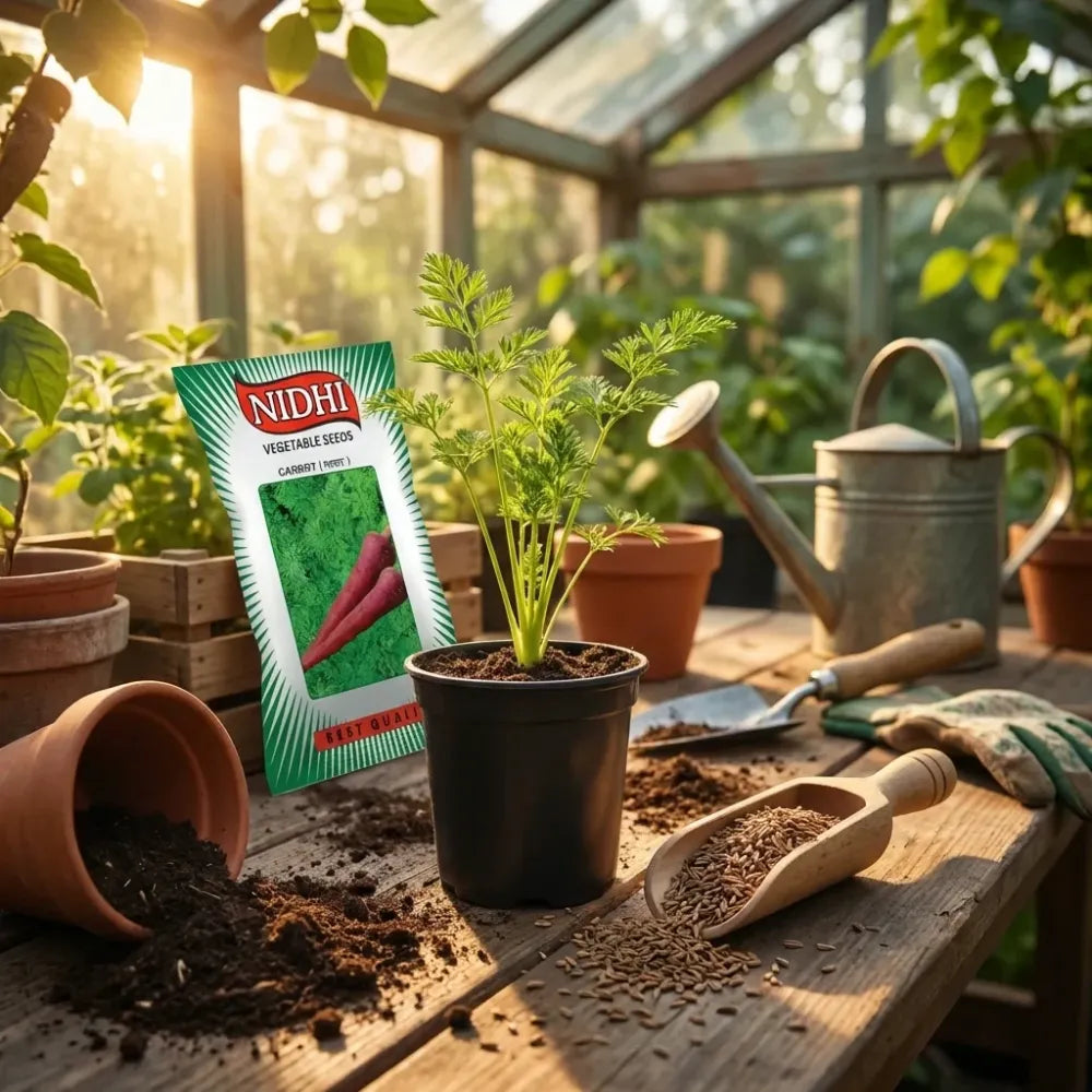 Premium carrot seeds (20) - gardening