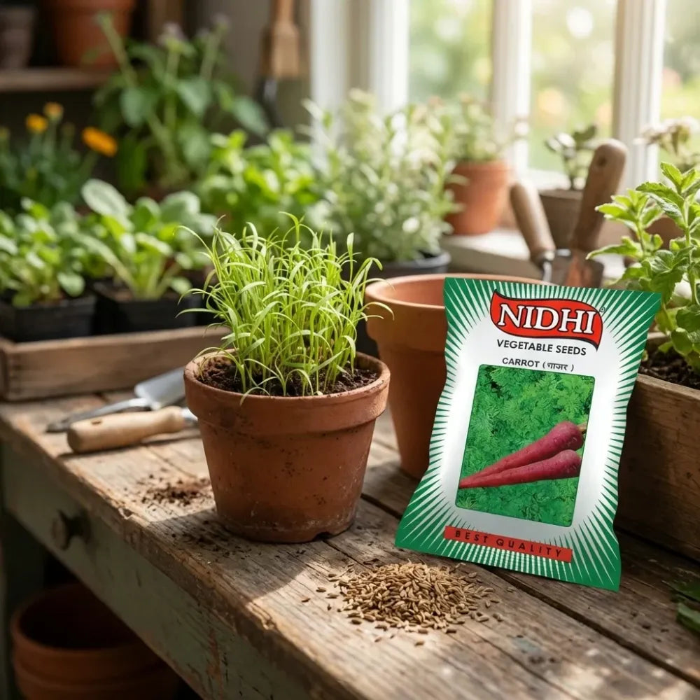 Premium carrot seeds (20) - gardening
