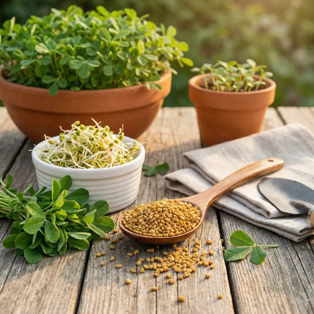 Premium fenugreek seeds (20) - gardening