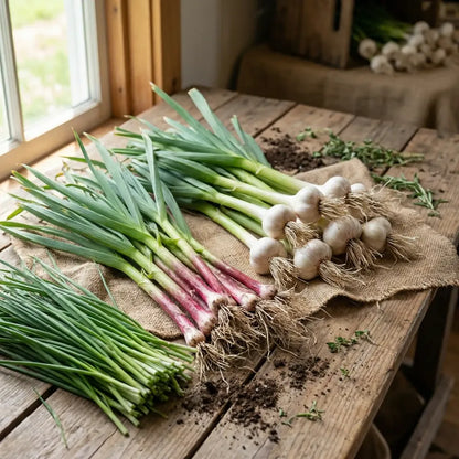 Premium garlic planting bulbs - gardening