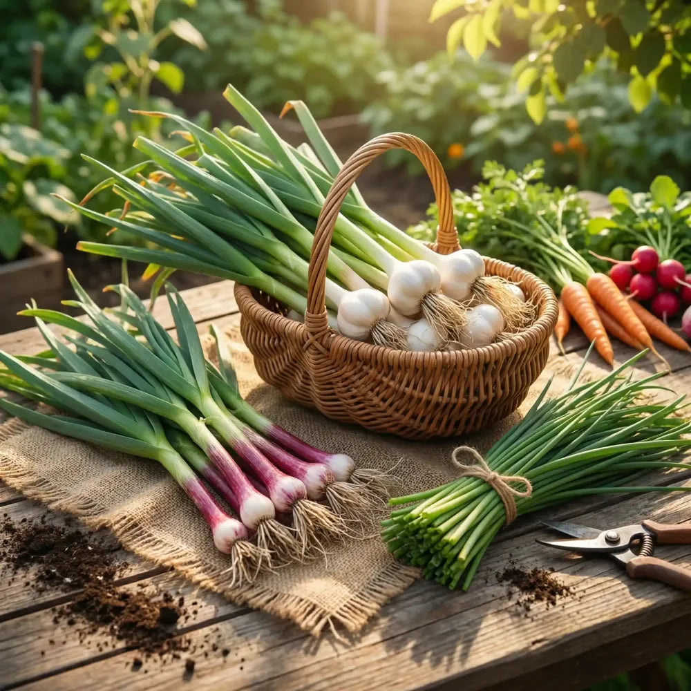 Premium garlic planting bulbs - gardening