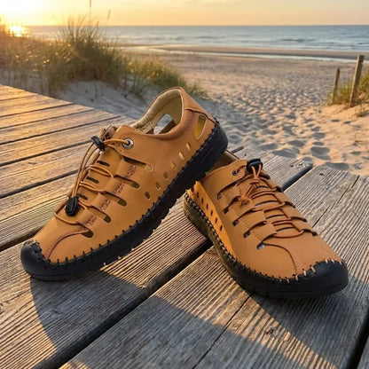 Premium leather comfort & style - footwear
