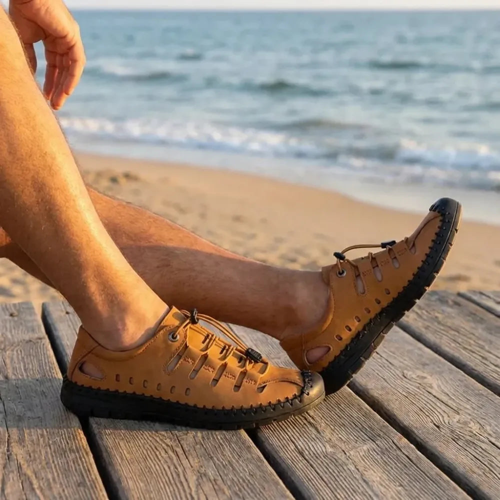 Premium leather comfort & style - footwear