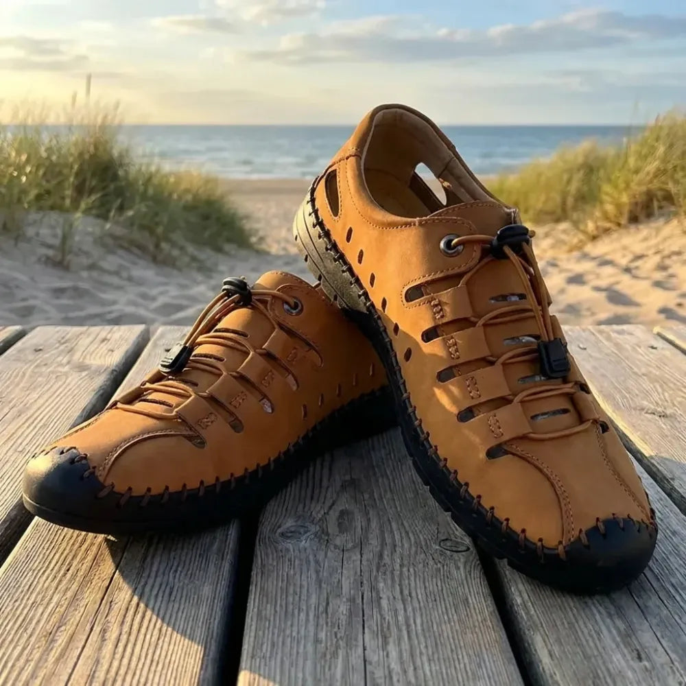 Premium leather comfort & style - footwear