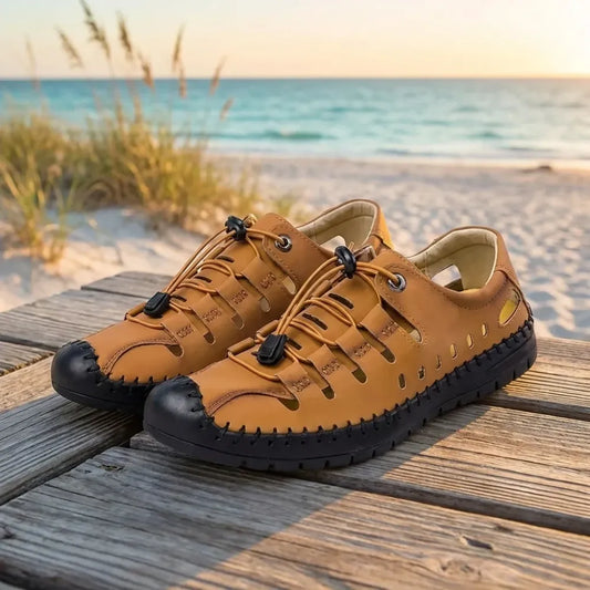 Premium leather comfort & style - footwear