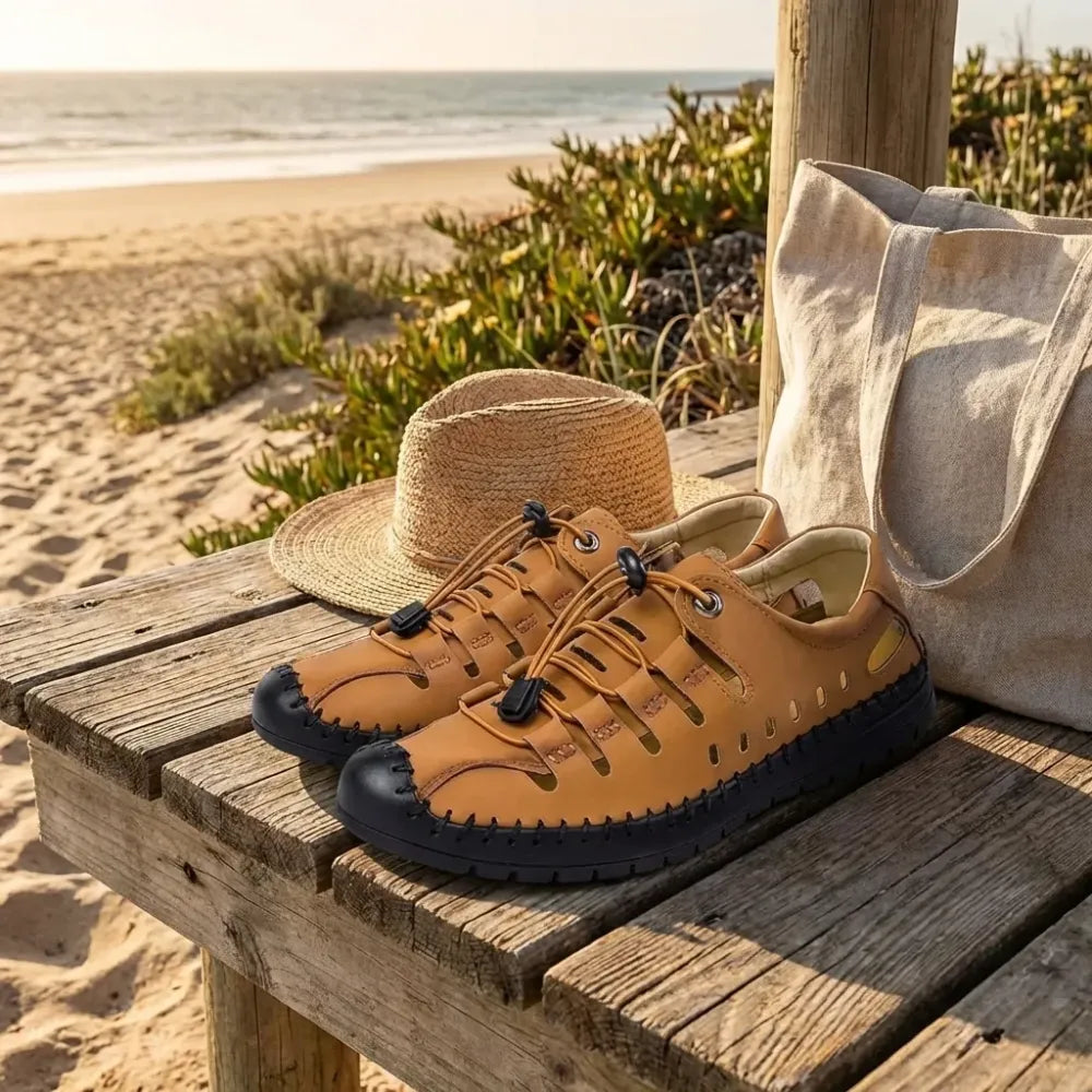 Premium leather comfort & style - footwear